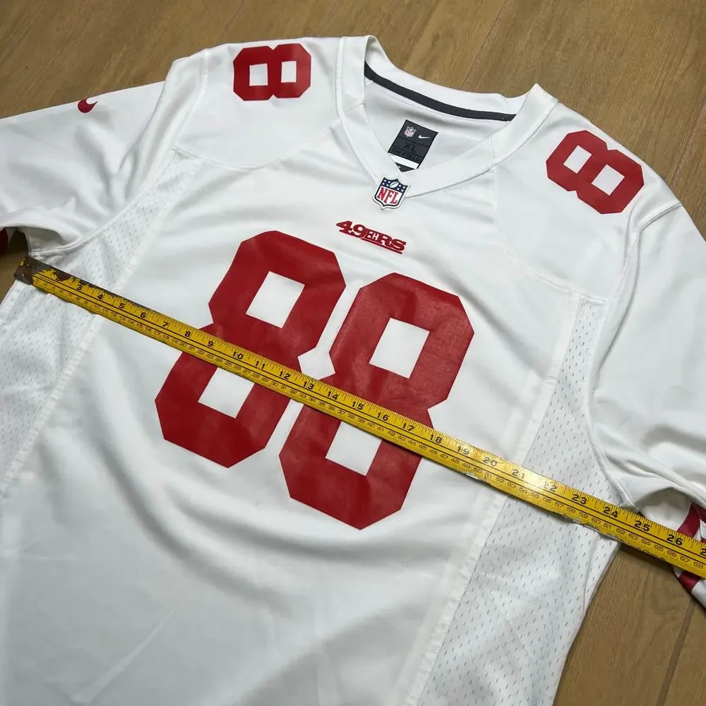 Nike San Francisco‎ 49ers #88 Lido Bay On Field NFL Jersey White XL